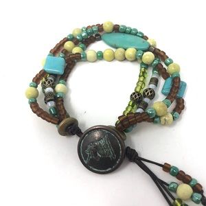 Leather Multi-Strand Bracelet